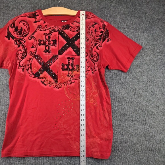 Authentic Tradition Men's Graphic Tee Red XL Short Sleeve Crew Neck Cotton - Picture 10 of 12